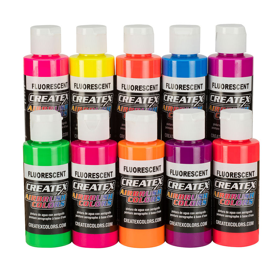 5817-00 60ml AB 10 Color Fluorescent Set